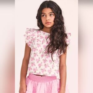 LoveShackFancy X American Girl Fancy Flutter Top